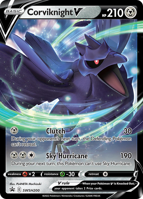Corviknight V SWSH200 SWSH Black Star Promos Pokémon card