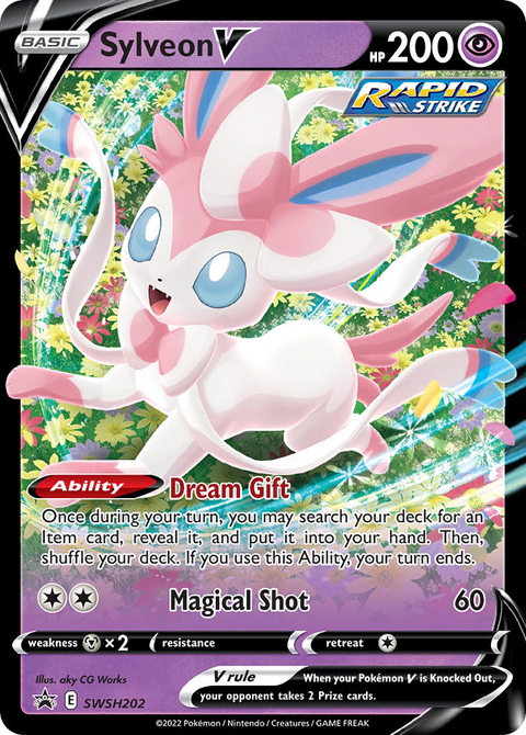 Sylveon V SWSH202 SWSH Black Star Promos Pokémon card
