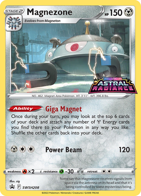 Magnezone SWSH208 SWSH Black Star Promos Pokémon card