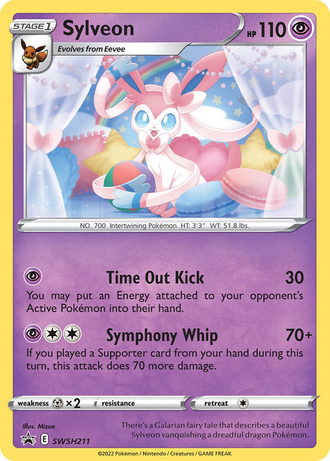 Sylveon SWSH211 SWSH Black Star Promos Pokémon card