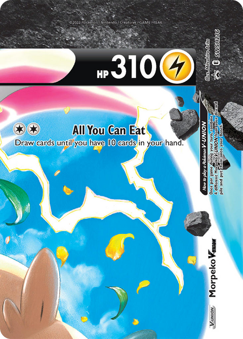 Morpeko V-UNION SWSH216 SWSH Black Star Promos Pokémon card