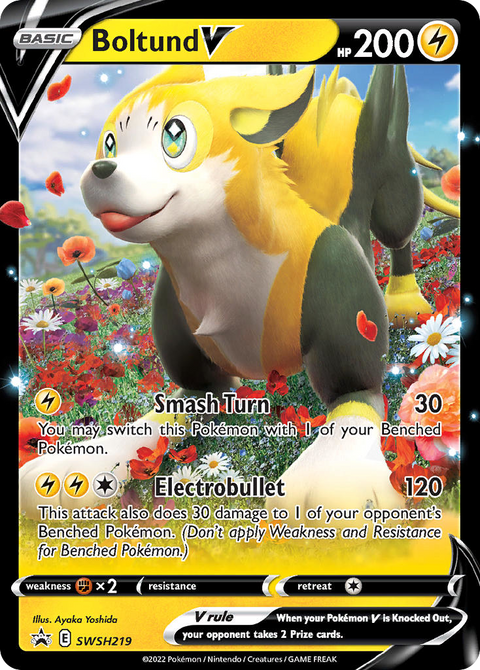 Boltund V SWSH219 SWSH Black Star Promos Pokémon card