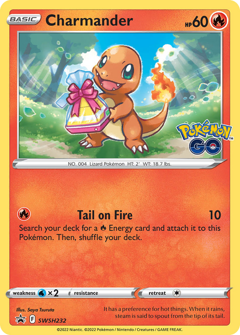 Charmander SWSH232 SWSH Black Star Promos Pokémon card