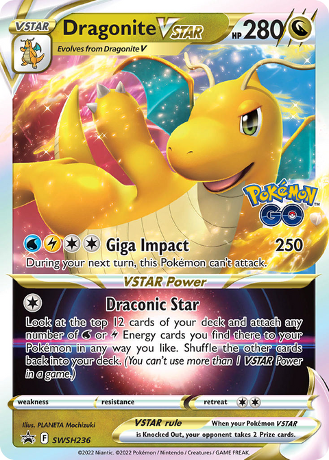Dragonite VSTAR SWSH236 SWSH Black Star Promos Pokémon card