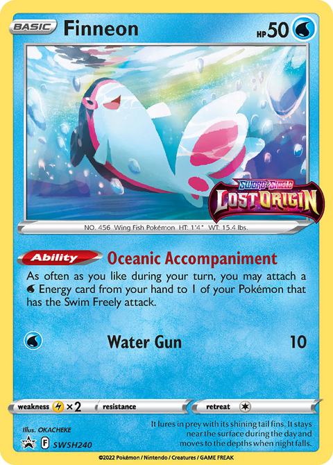 Finneon SWSH240 SWSH Black Star Promos Pokémon card
