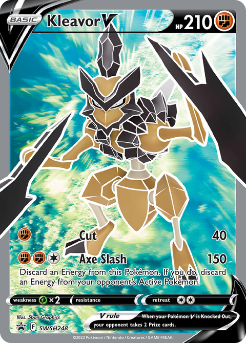 Kleavor V SWSH248 SWSH Black Star Promos Pokémon card