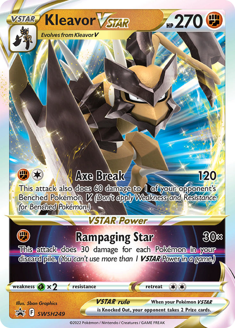 Kleavor VSTAR SWSH249 SWSH Black Star Promos Pokémon card