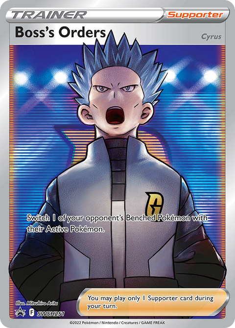 Boss's Orders SWSH251 SWSH Black Star Promos Pokémon card