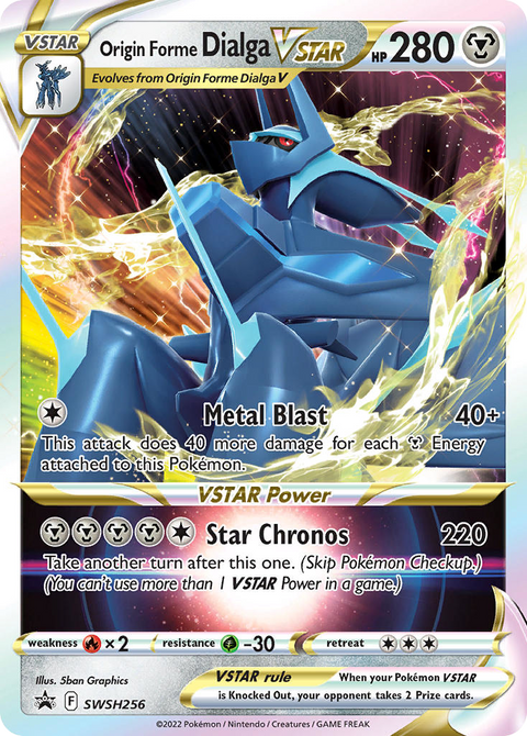 Origin Forme Dialga VSTAR SWSH256 SWSH Black Star Promos Pokémon card