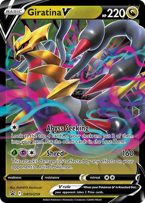 Giratina V SWSH259 SWSH Black Star Promos Pokémon card