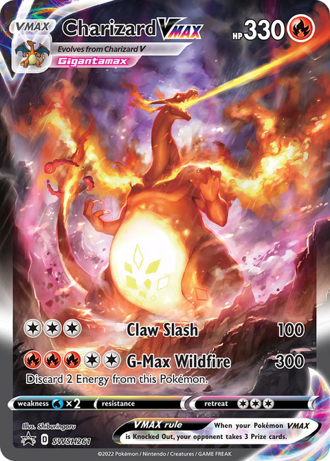 Charizard VMAX SWSH261 SWSH Black Star Promos Pokémon card