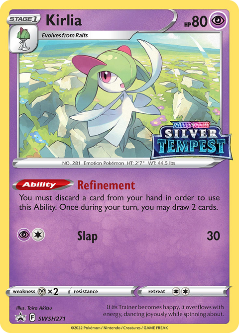 Kirlia SWSH271 SWSH Black Star Promos Pokémon card