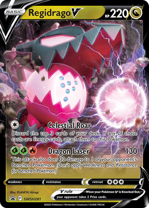 Regidrago V SWSH281 SWSH Black Star Promos Pokémon card