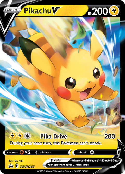 Pikachu V SWSH285 SWSH Black Star Promos Pokémon card