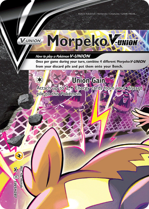 Morpeko V-UNION SWSH287 SWSH Black Star Promos Pokémon card