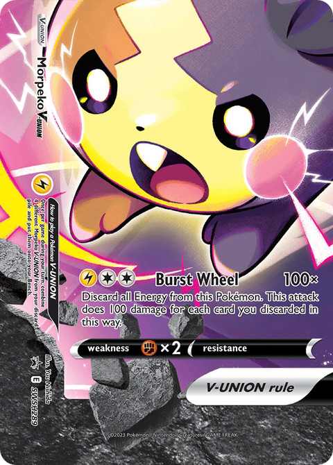 Morpeko V-UNION SWSH289 SWSH Black Star Promos Pokémon card