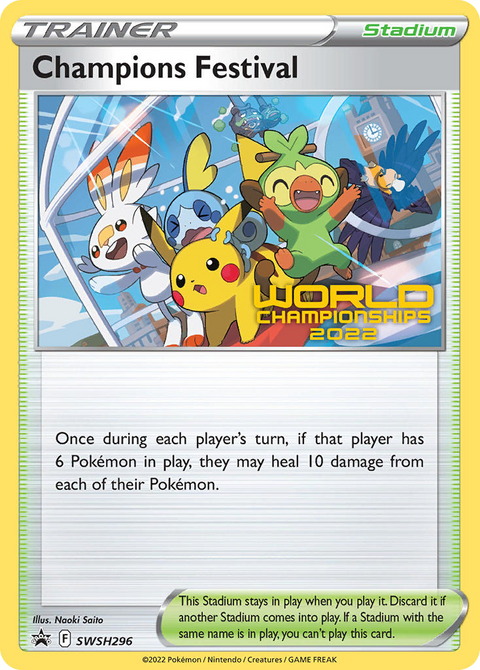 Champions Festival SWSH296 SWSH Black Star Promos Pokémon card