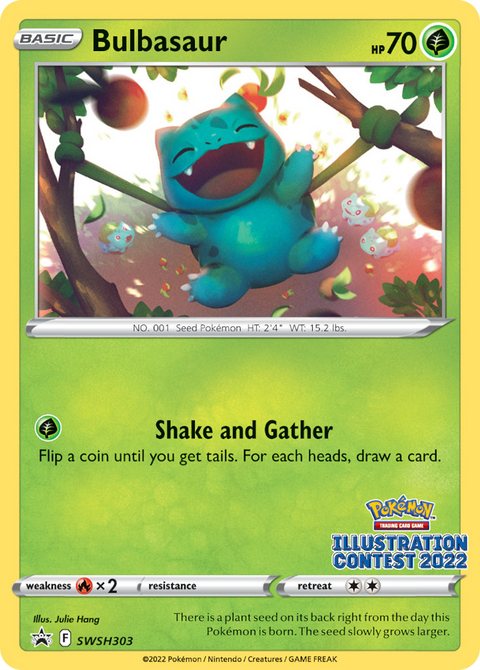 Bulbasaur SWSH303 SWSH Black Star Promos Pokémon card