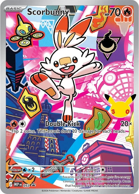 Scorbunny MEP053 Mega Evolution Promos Pokémon card