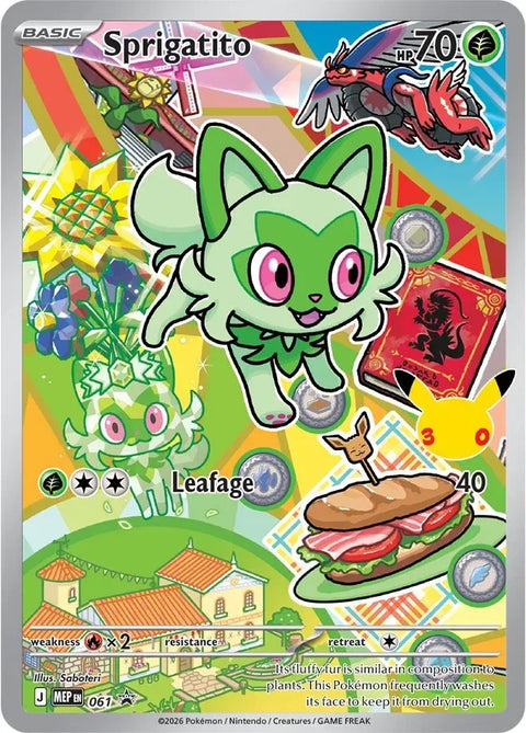 Sprigatito MEP061 Mega Evolution Promos Pokémon card