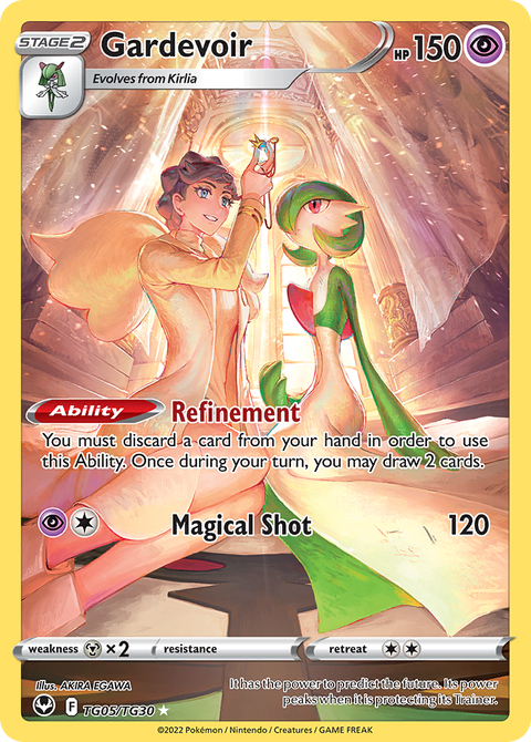 Gardevoir TG05 Silver Tempest Trainer Gallery Pokémon card