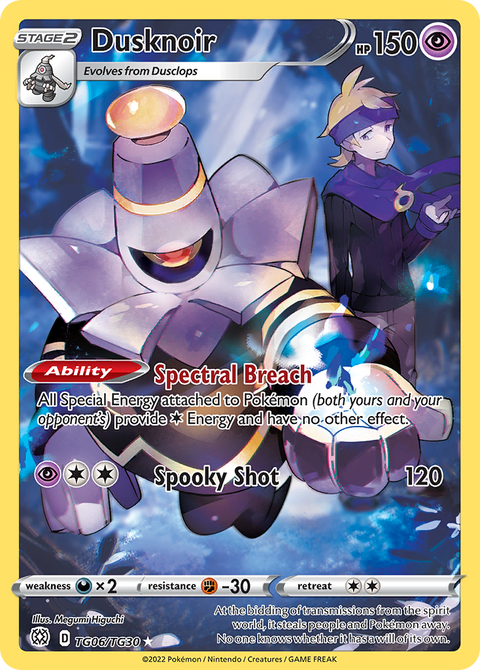 Dusknoir TG06 Brilliant Stars Trainer Gallery Pokémon card