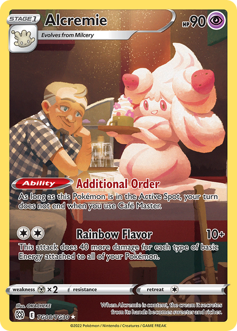 Alcremie TG08 Brilliant Stars Trainer Gallery Pokémon card