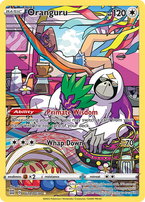 Oranguru TG12 Brilliant Stars Trainer Gallery Pokémon card