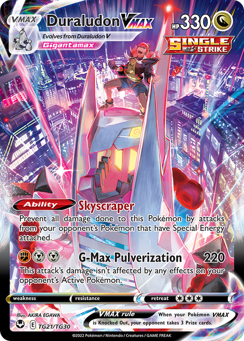 Duraludon VMAX TG21 Silver Tempest Trainer Gallery Pokémon card
