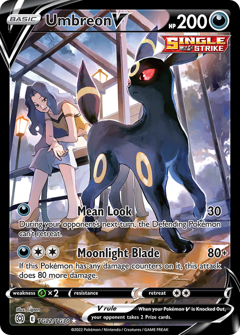 Umbreon V TG22 Brilliant Stars Trainer Gallery Pokémon card