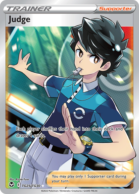 Judge TG25 Silver Tempest Trainer Gallery Pokémon card