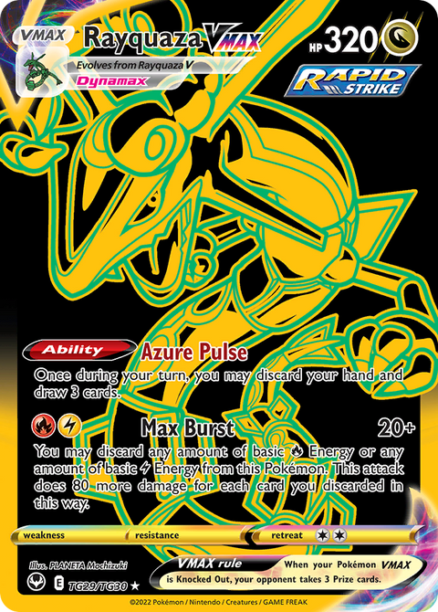 Rayquaza VMAX TG29 Silver Tempest Trainer Gallery Pokémon card