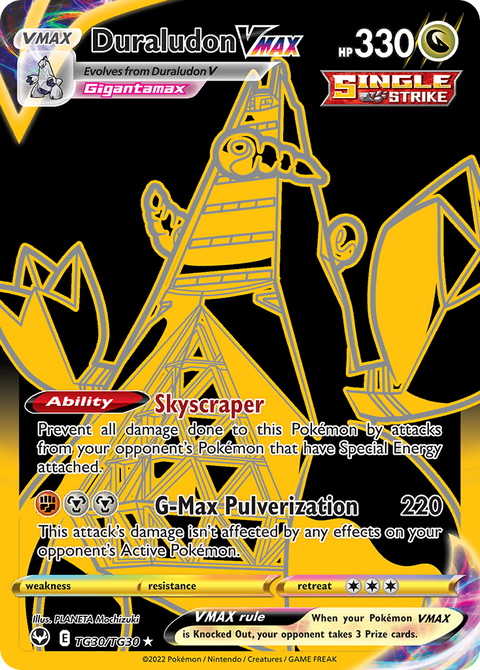 Duraludon VMAX TG30 Silver Tempest Trainer Gallery Pokémon card