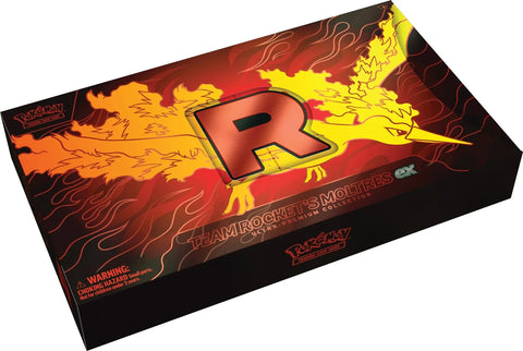 Pokémon TCG: Team Rocket's Moltres ex Ultra-Premium Collection (MINOR DAMAGE)