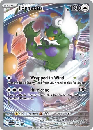 Tornadus - 210/215 - Scarlet & Violet Black Star Promos