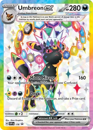 Umbreon ex - 176/215 - Scarlet & Violet Black Star Promos