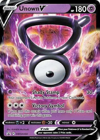 Unown V - SWSH300/307 - SWSH Black Star Promos