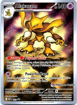 Alakazam MEP009 Mega Evolution Promos Pokémon card