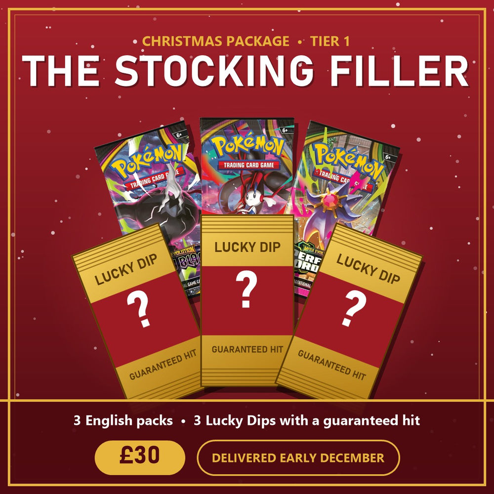 Christmas Package — Tier 1: The Stocking Filler (3 English Packs + 3 Lucky Dips)