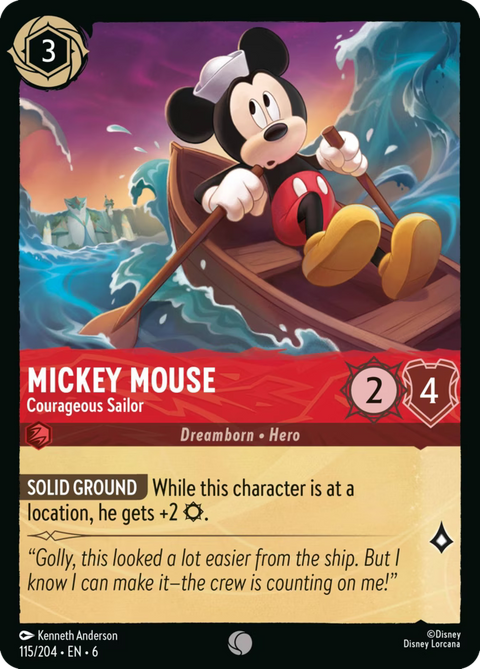 Mickey Mouse - Courageous Sailor - 115 - Azurite Sea