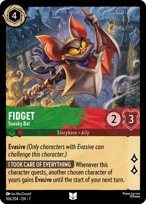 Fidget - Sneaky Bat - 106 - Archazia's Island