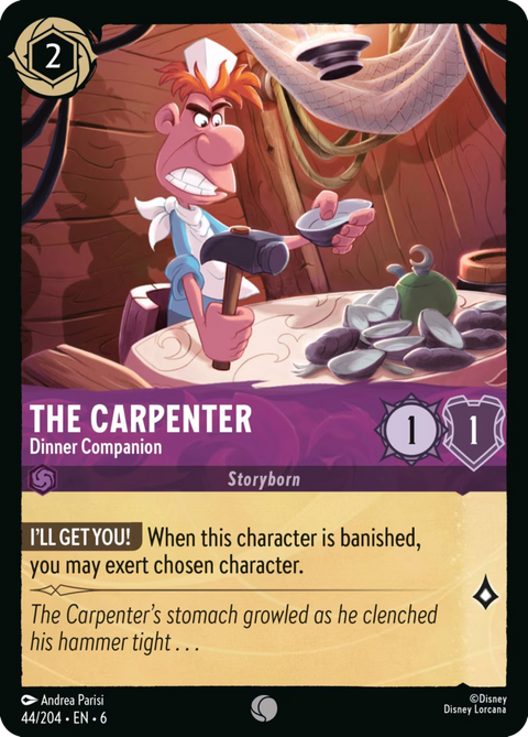 The Carpenter - Dinner Companion - 44 - Azurite Sea