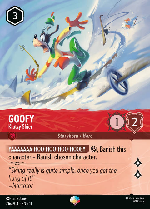 Goofy - Klutzy Skier - 216 - Winterspell