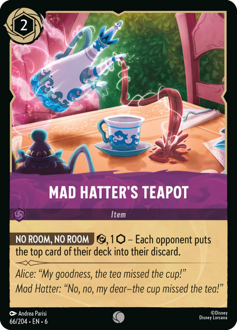 Mad Hatter's Teapot - 66 - Azurite Sea