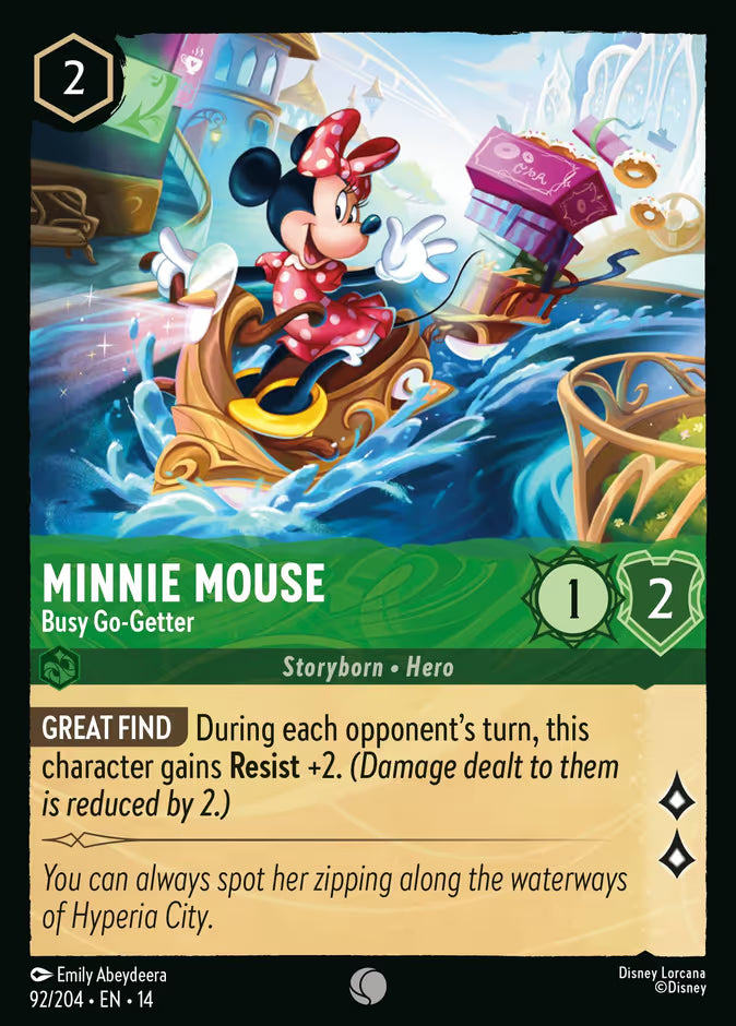 Minnie Mouse - Busy Go-Getter - 92 - Hyperia City