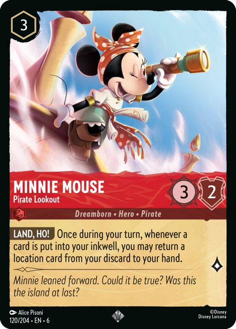 Minnie Mouse - Pirate Lookout - 120 - Azurite Sea