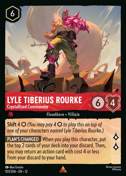 Lyle Tiberius Rourke - Crystallized Commander - 103 - Wilds Unknown