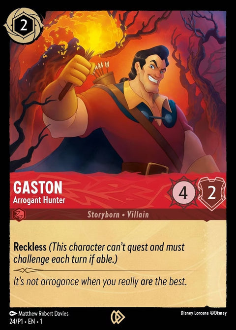 Gaston - Arrogant Hunter - 24 - Promo Set 1