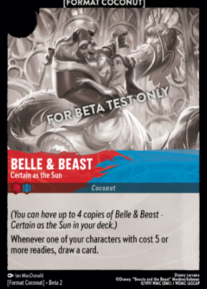 Belle & Beast - "Certain as the Sun" - 23 - Format Coconut