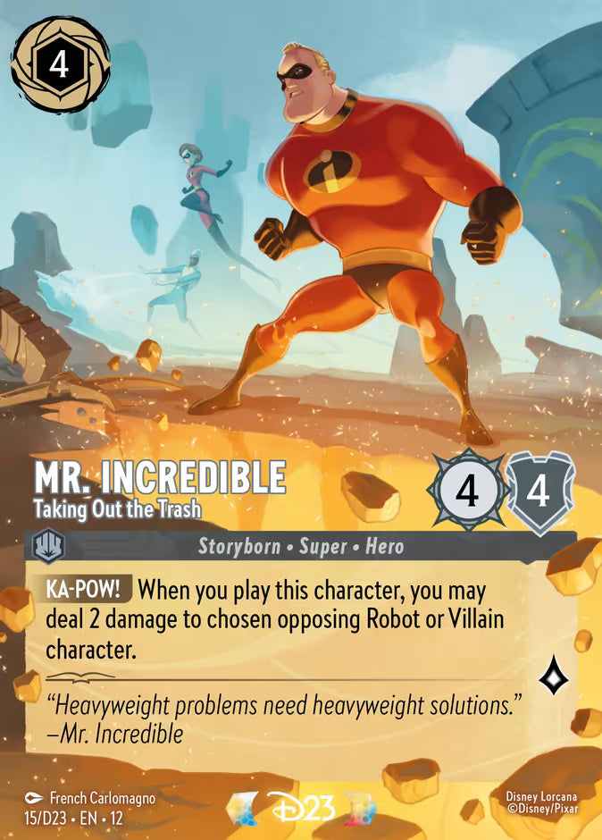 Mr. Incredible - Taking Out the Trash - 15 - D23 Collection